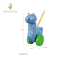 Orange Tree Toys Push Along Diplodocus