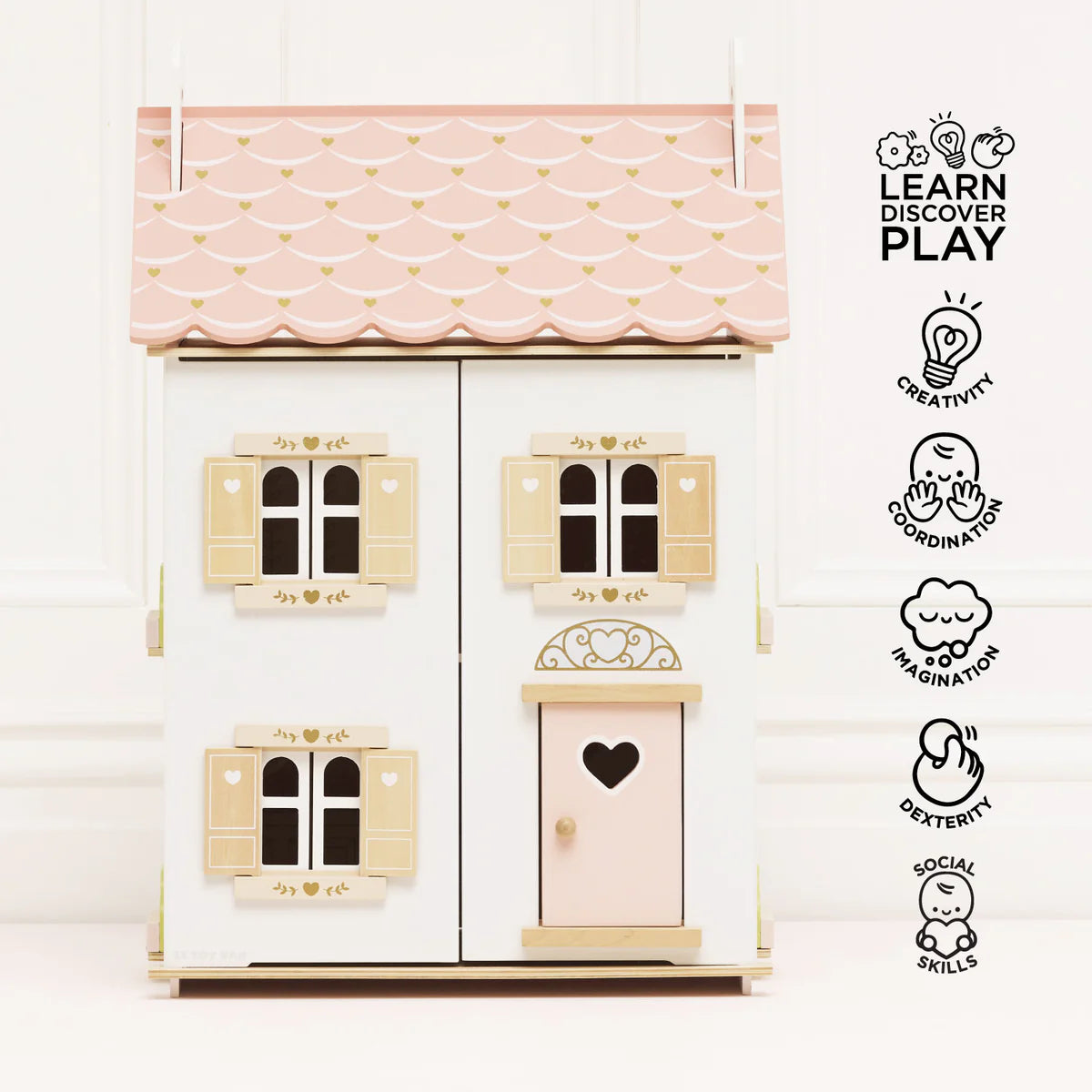 Le Toy Van Rose Heart Dolls House