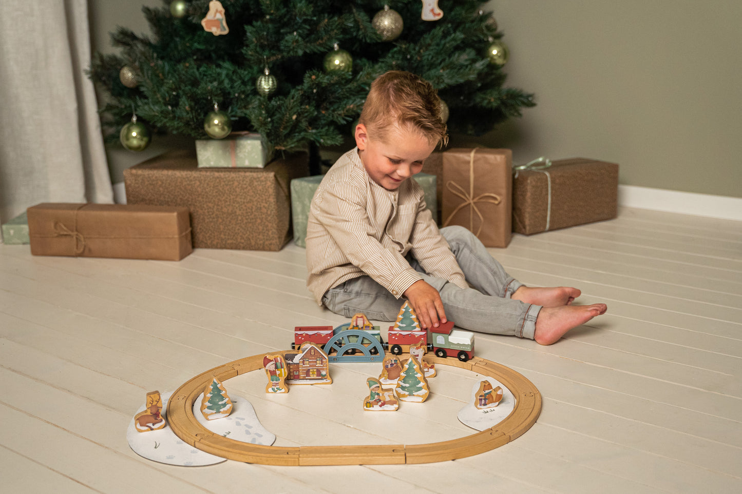 Little Dutch Christmas Train Track