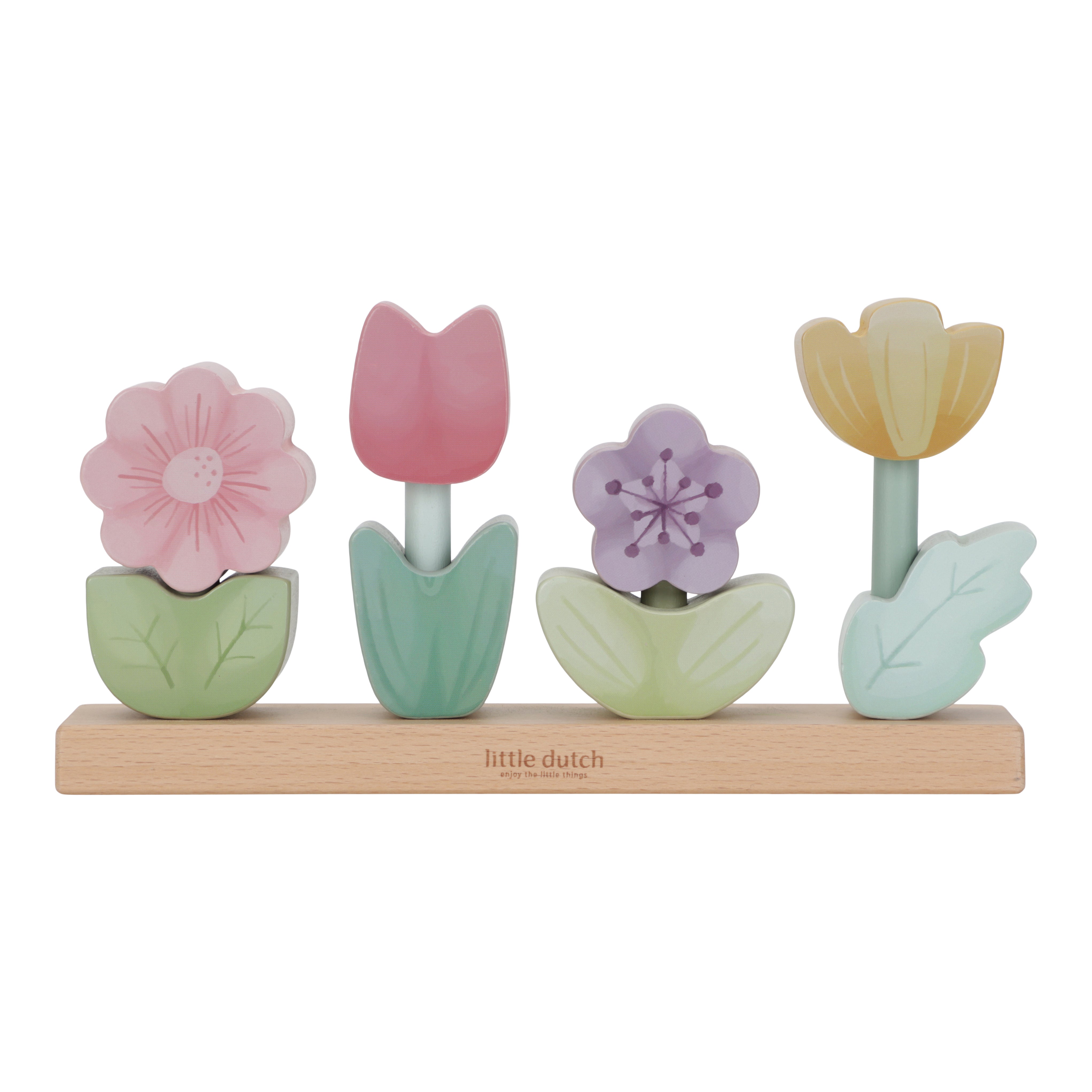 Little Dutch Stacking Puzzle Flowers – The Little Ark