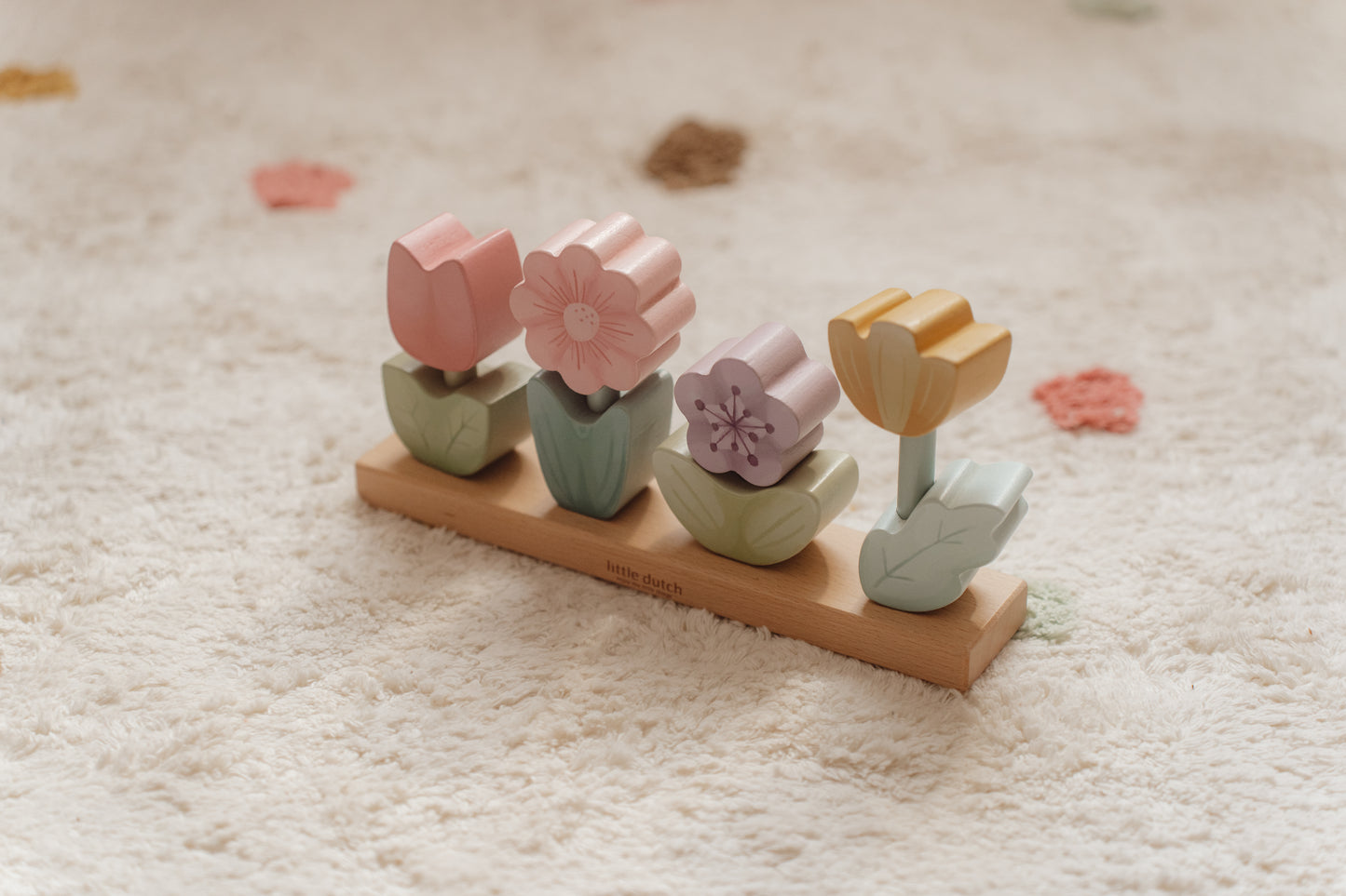 Little Dutch Stacking Puzzle Flowers