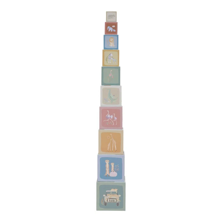 Little Dutch Stacking Tower - Safari Friends