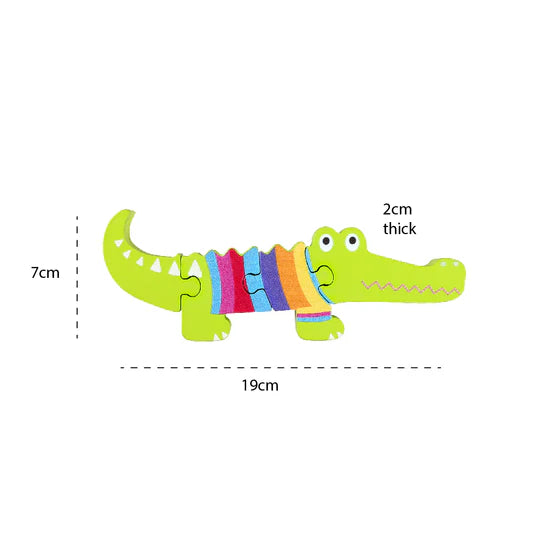 Orange Tree Toys Crocodile Mini Puzzle