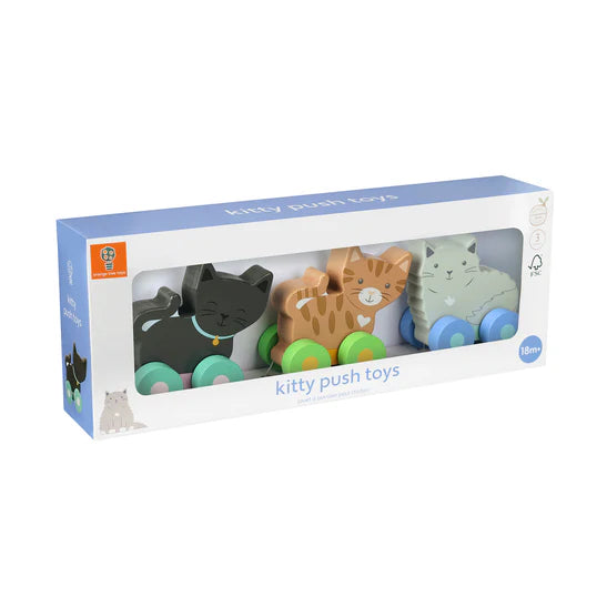 Orange Tree Toys Kitty Push Toys