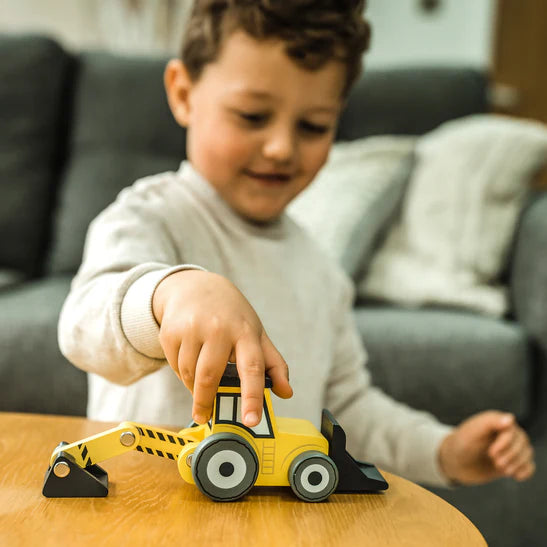 Orange Tree Toys Scoop Digger Truck