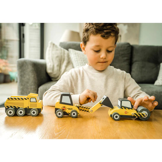 Orange Tree Toys Roadworks Vehicles (set of 3)
