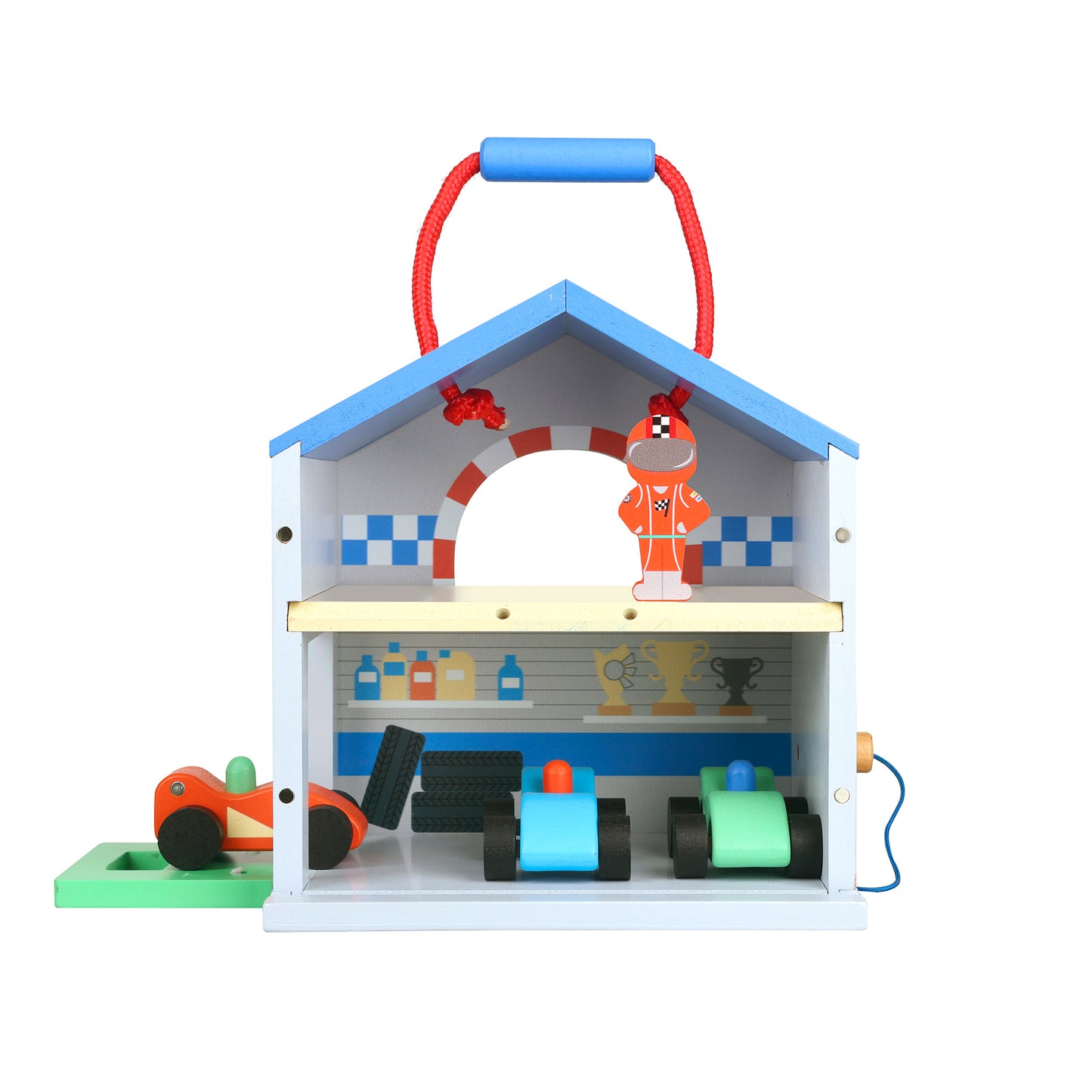 Orange Tree Toys Racing Track Play Set