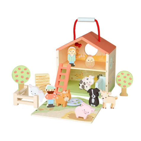 Orange Tree Toys Farmyard Play Set