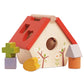 Le Toy Van Wooden Bird House Shape Sorter