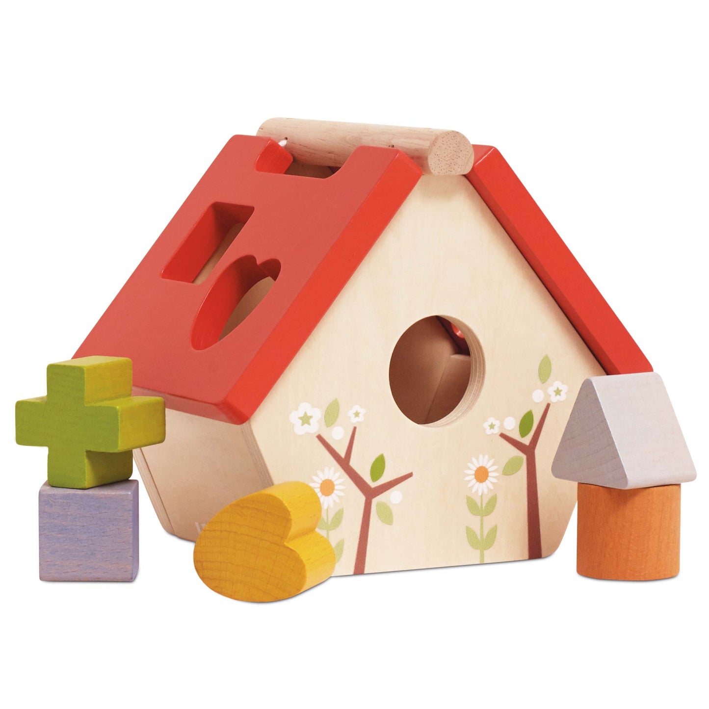 Le Toy Van Wooden Bird House Shape Sorter