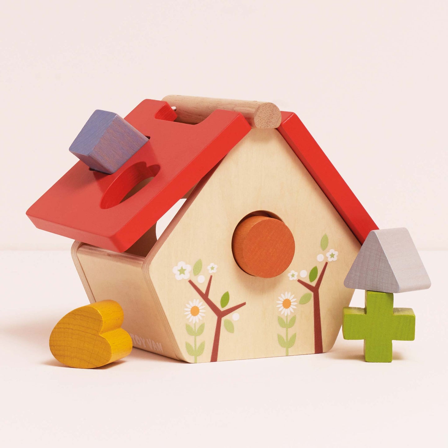 Le Toy Van Wooden Bird House Shape Sorter