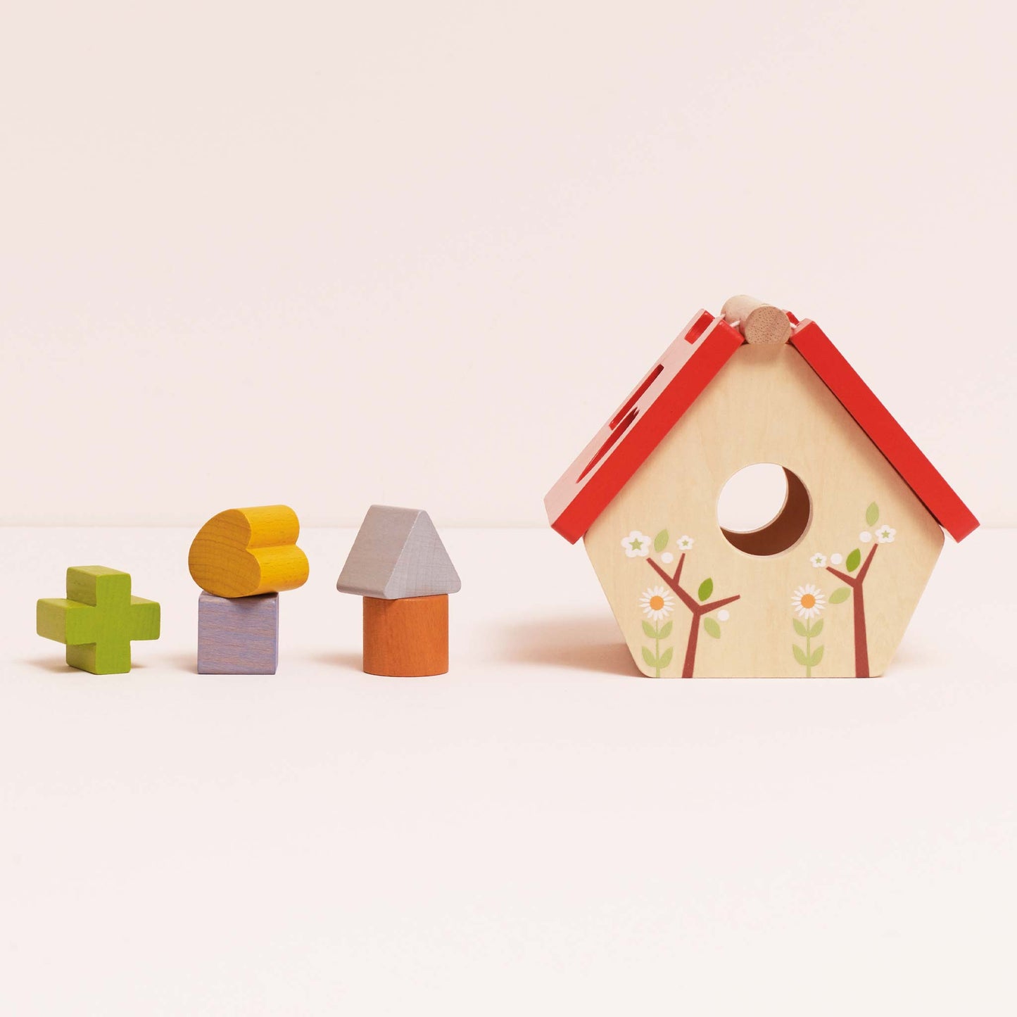 Le Toy Van Wooden Bird House Shape Sorter