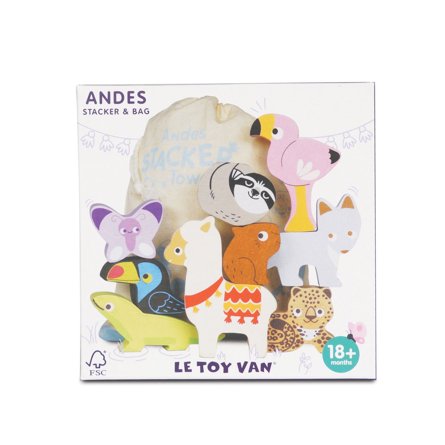Le Toy Van Andes Stacking Animals