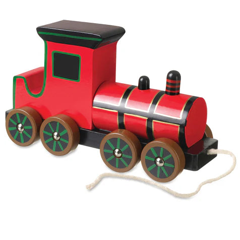 Orange Tree Toys Pull Along Steam Train