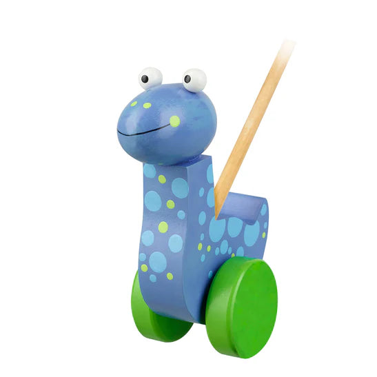 Orange Tree Toys Push Along Diplodocus