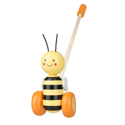 Orange Tree Toys Push Along Honey Bee