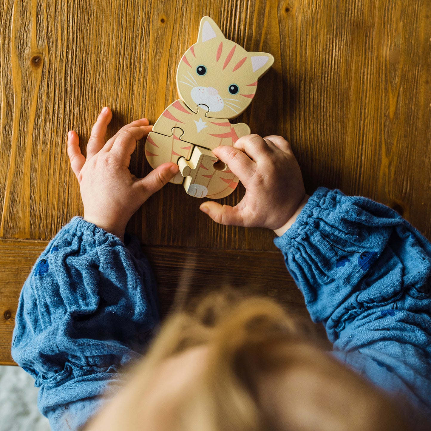 Orange Tree Toys Wooden Puzzle - Cat