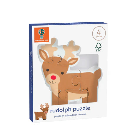 Orange Tree Toys Mini Puzzle - Rudolph