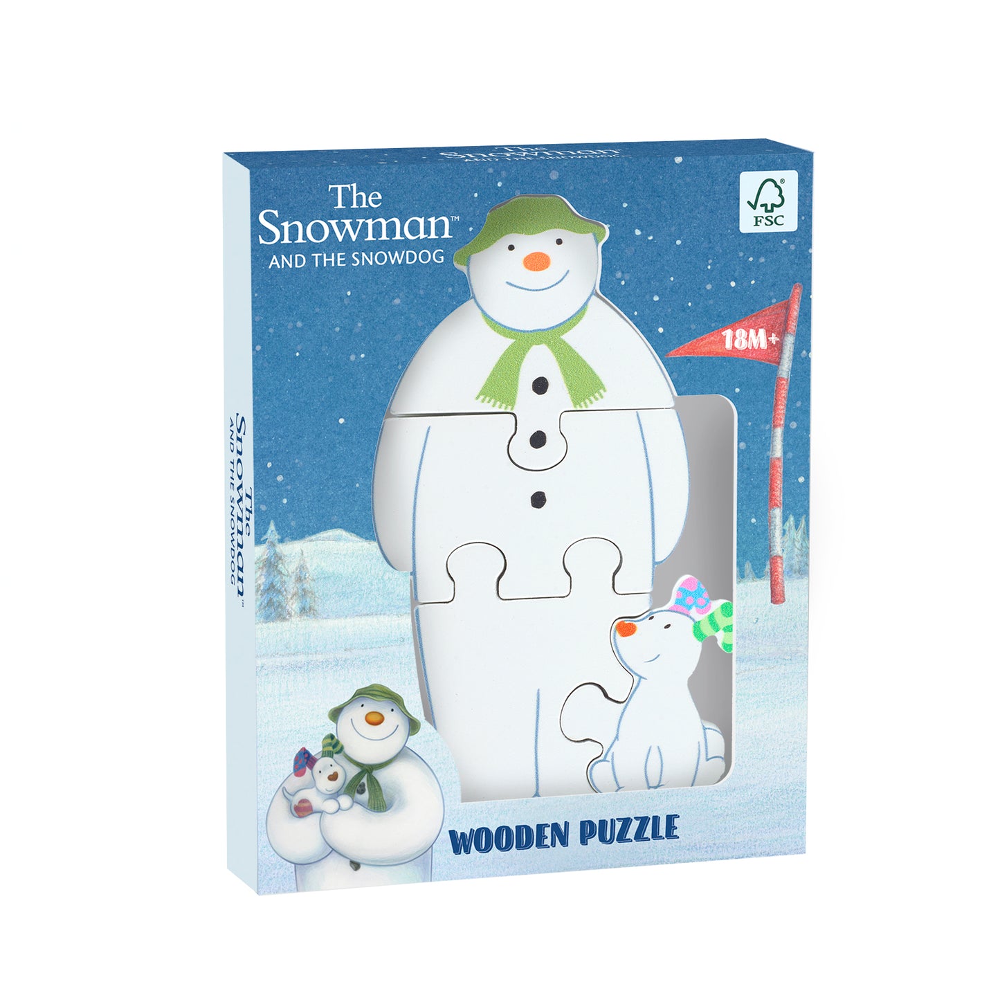 Orange Tree Toys Mini Puzzle - The Snowman™ & the Snowdog