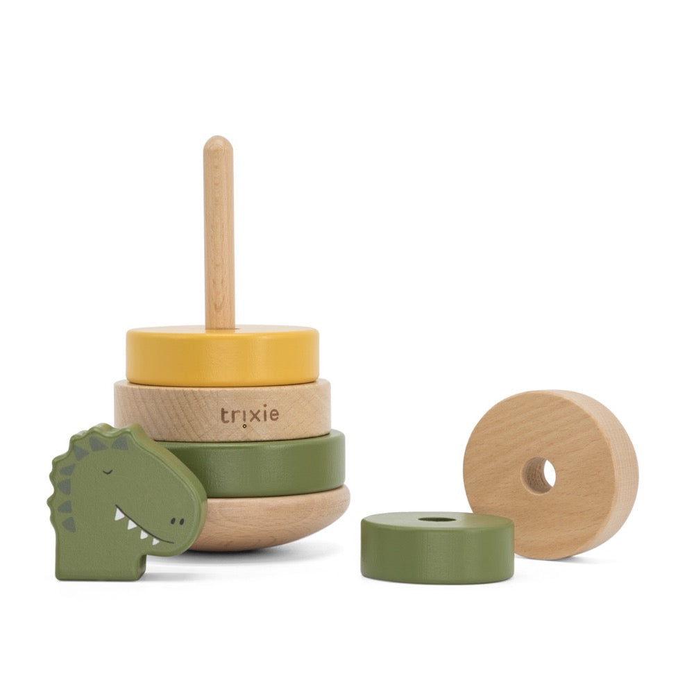 Trixie Wooden Stacking Toy - Mr Dino