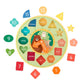 Orange Tree Toys Woodland Shape Sorting Clock