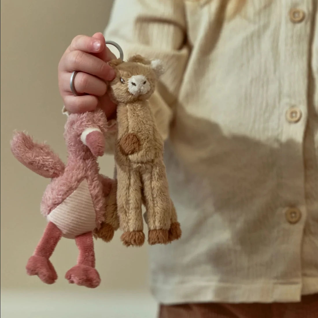 Little Dutch Flamingo Keychain- Safari Friends