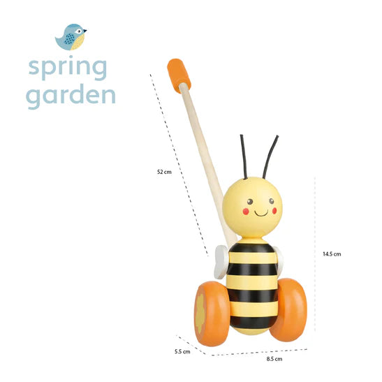 Orange Tree Toys Push Along Honey Bee