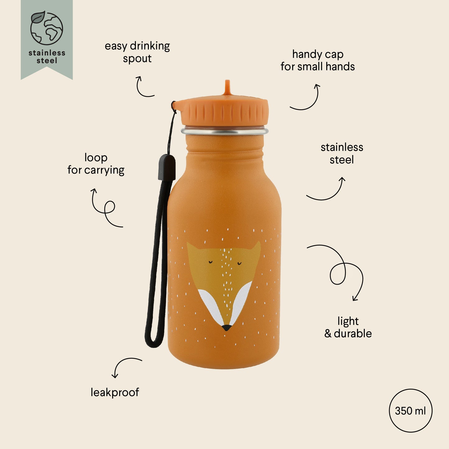 Trixie Bottle - 350ml - Mr Fox