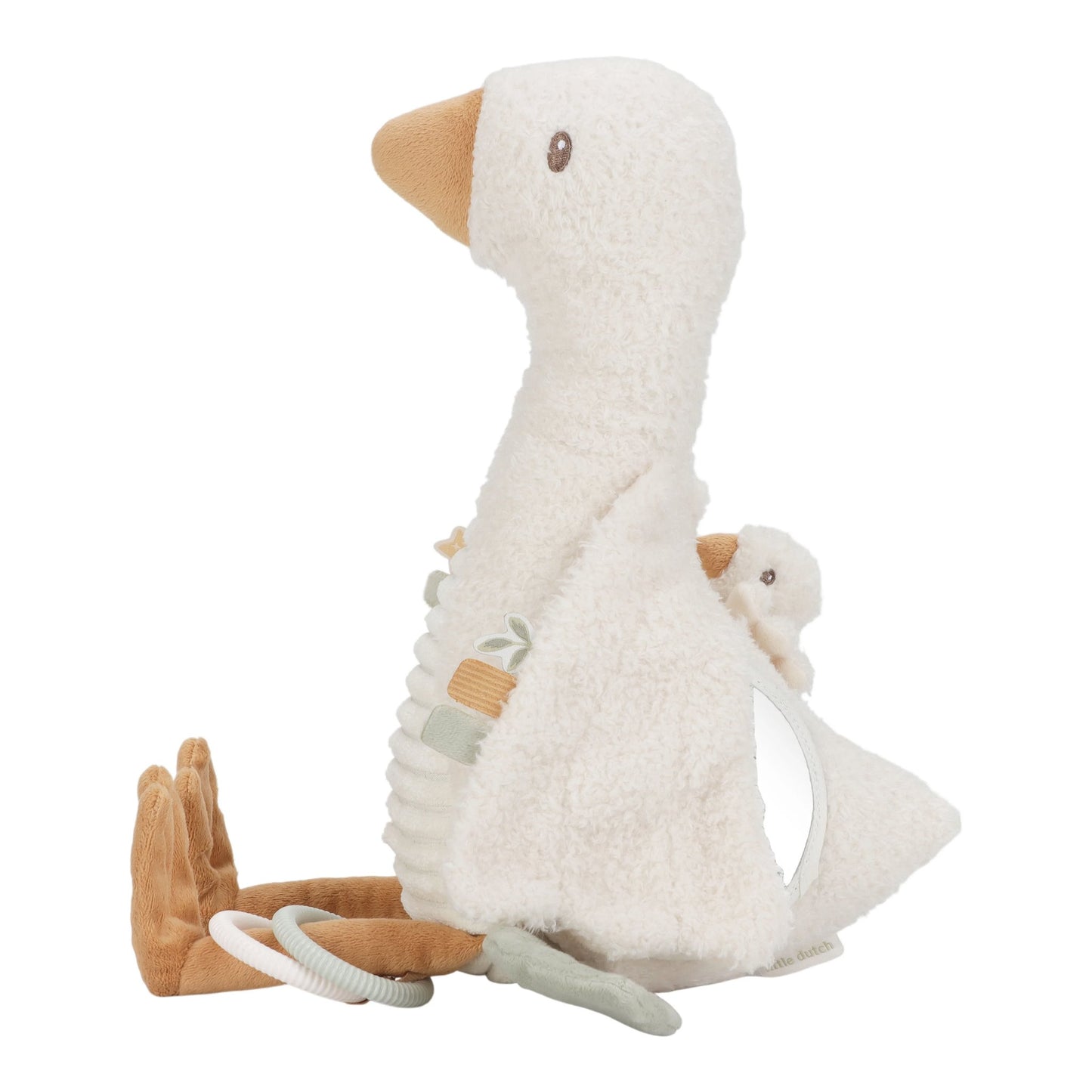 Little Dutch Activity Cuddle Goose - Newborn Naturals