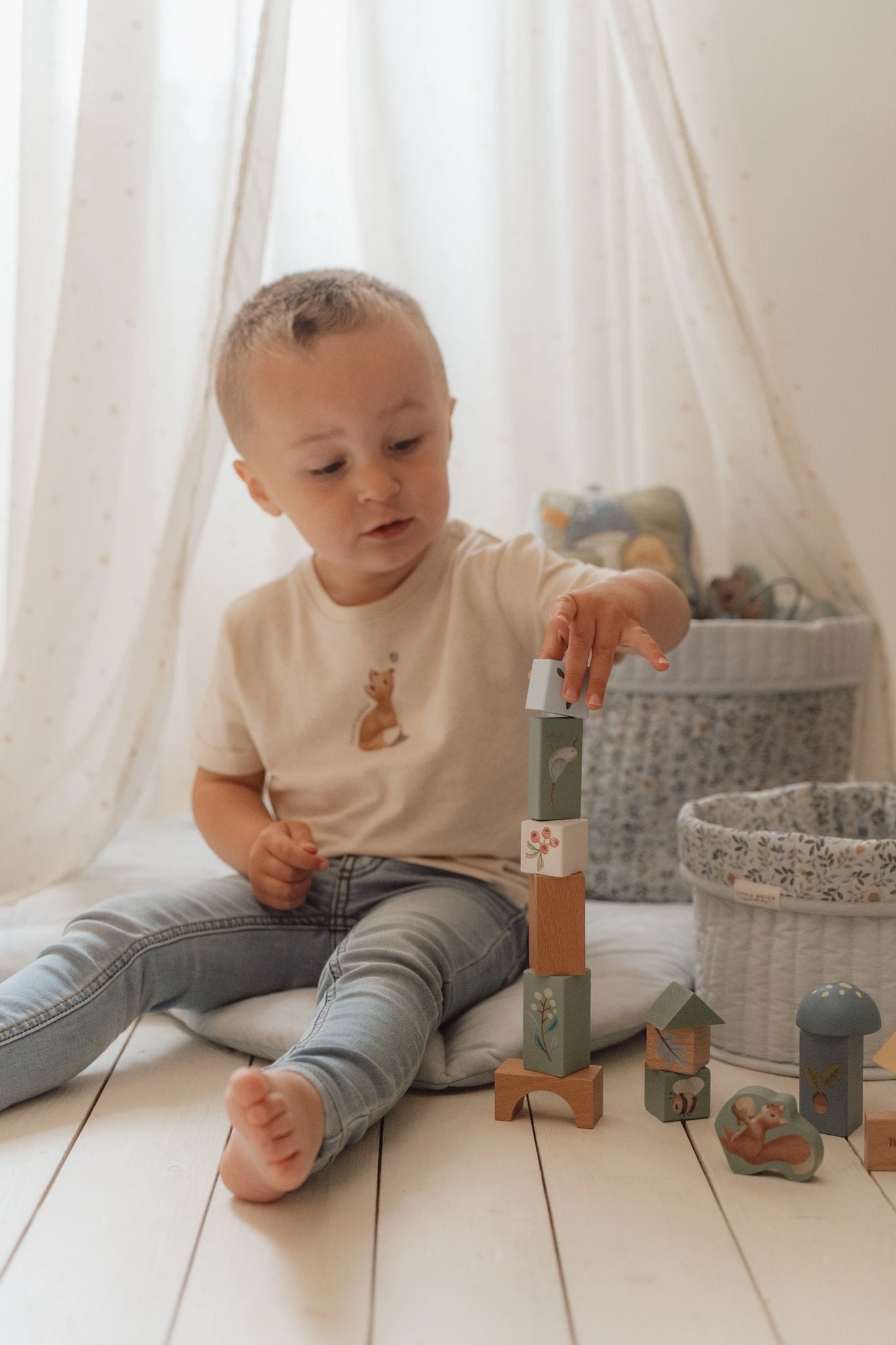 Little Dutch Building Blocks - Forest Friends