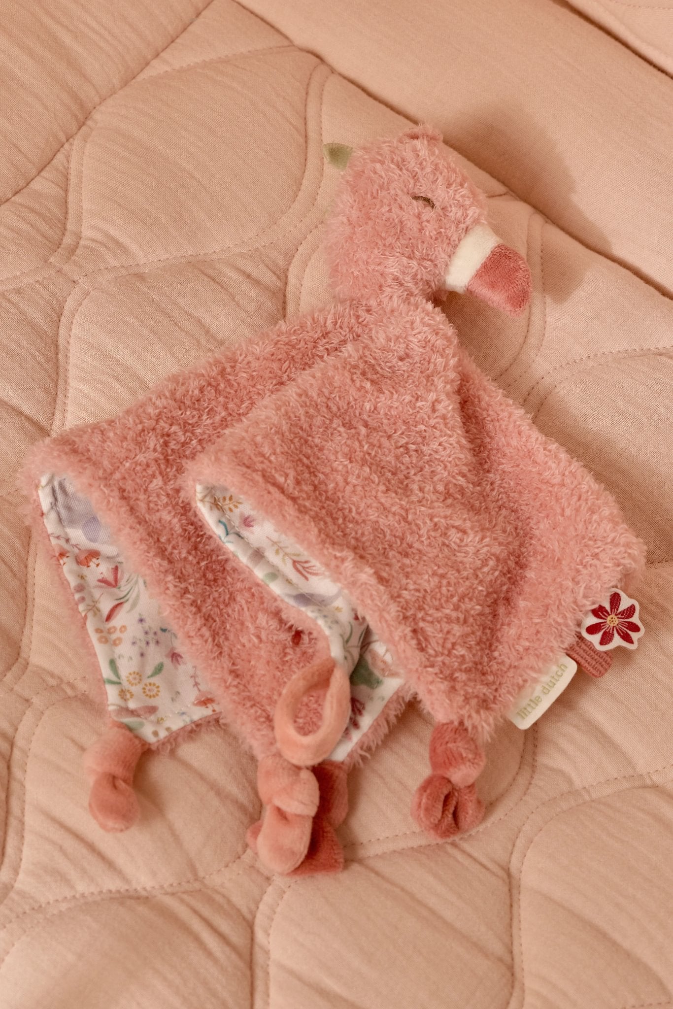 Little Dutch Cuddle Cloth Flamingo - Safari Friends