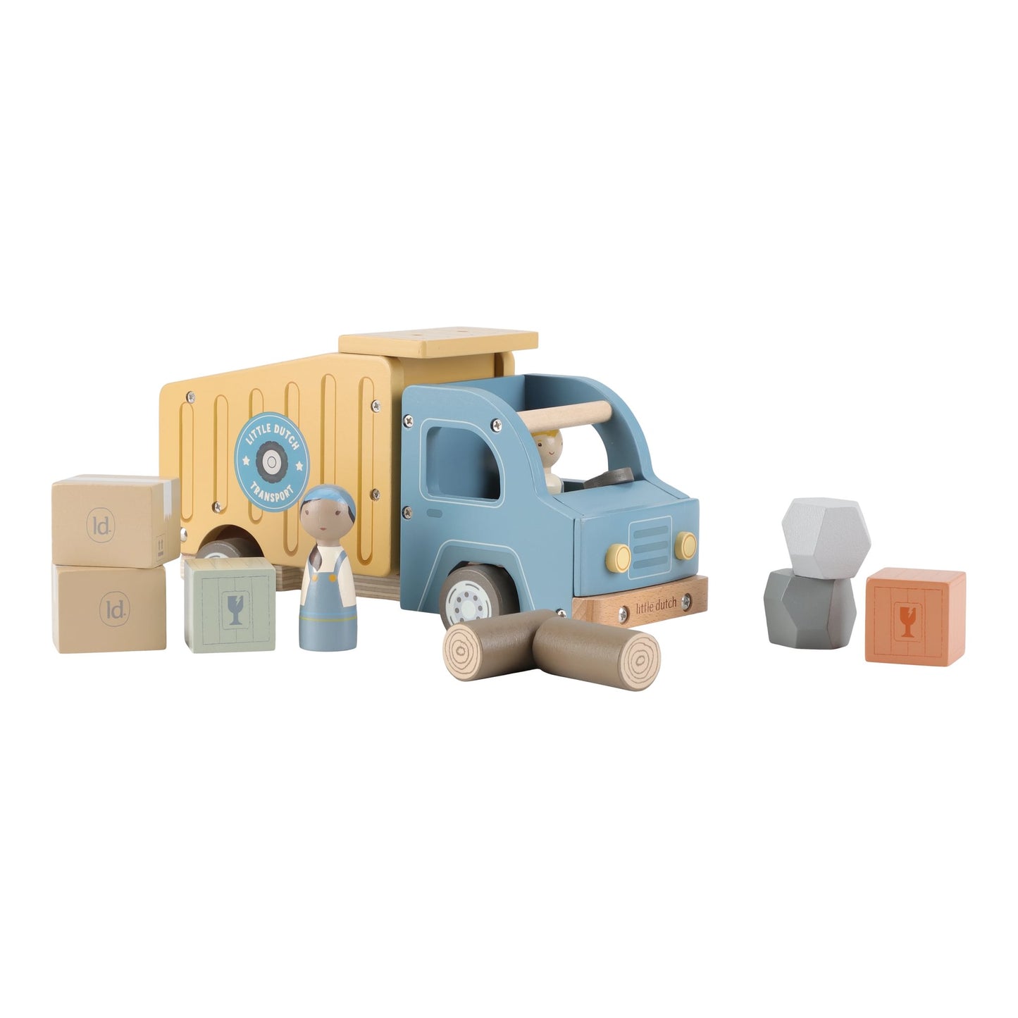 Little Dutch Wooden Bin Lorry