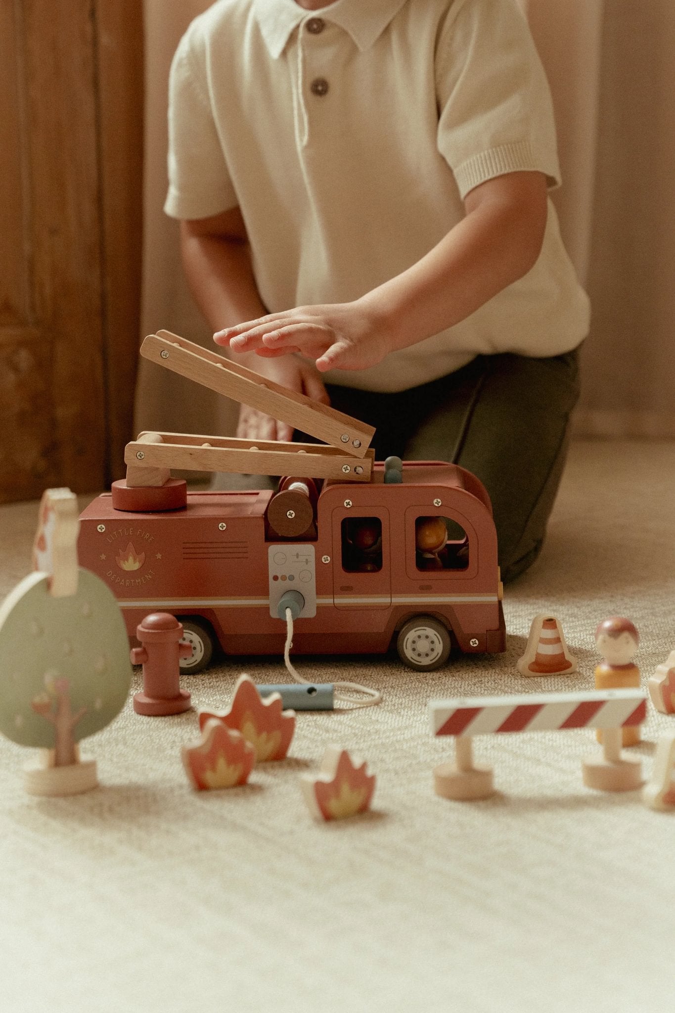 Little Dutch Fire Truck Set
