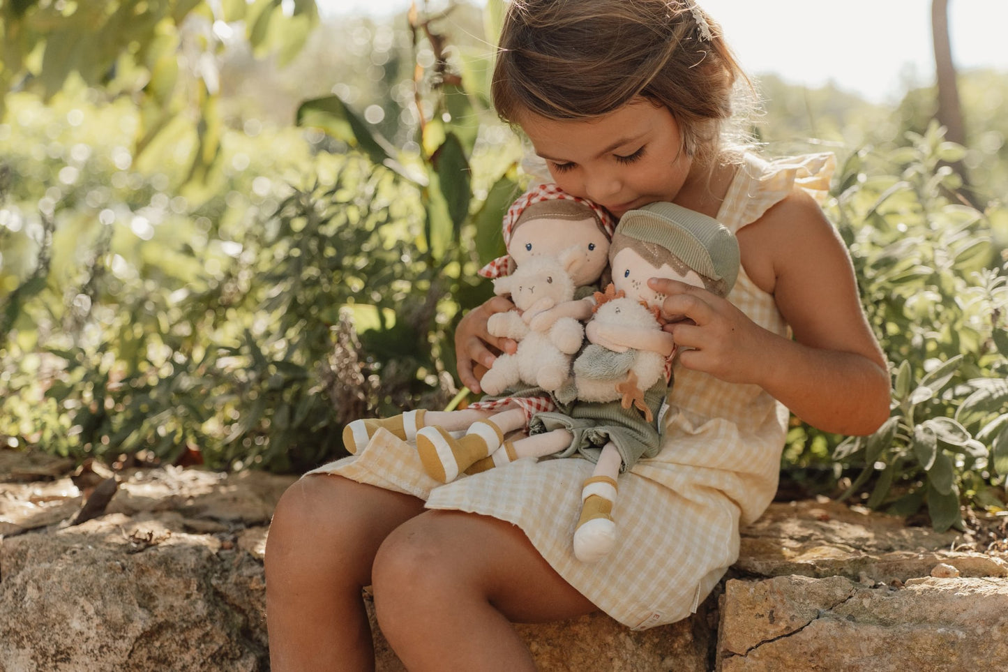 Little Dutch Farmer Jim with Chicken Cuddle Doll