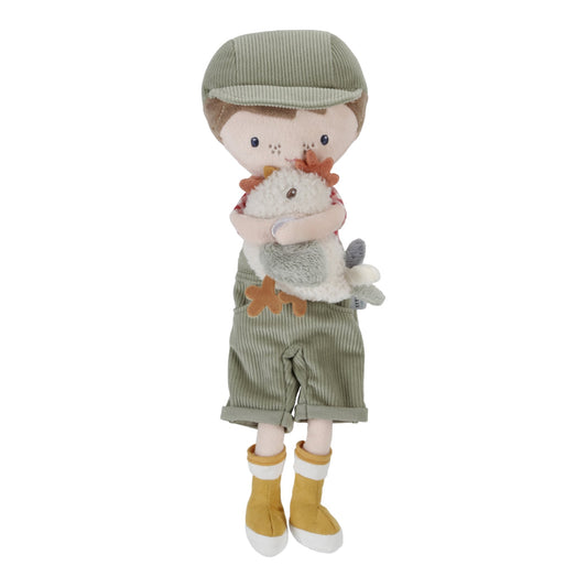 Little Dutch Farmer Jim with Chicken Cuddle Doll