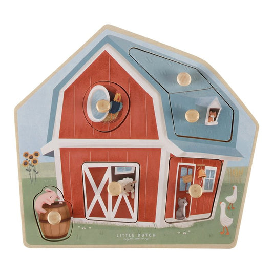 Little Dutch Little Farm Wooden Puzzle