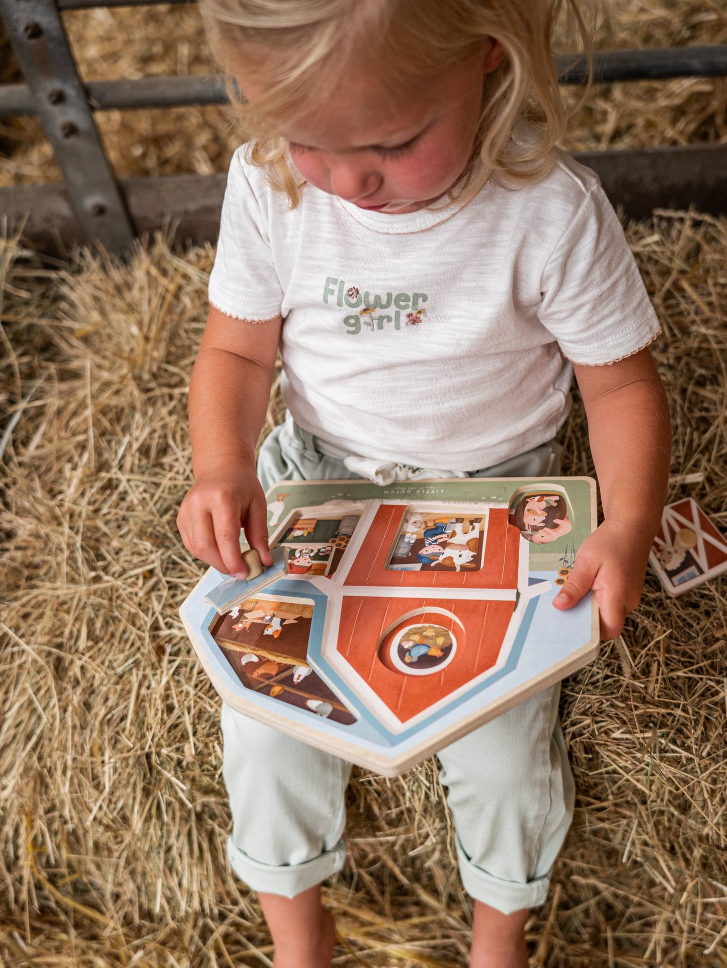 Little Dutch Little Farm Wooden Puzzle