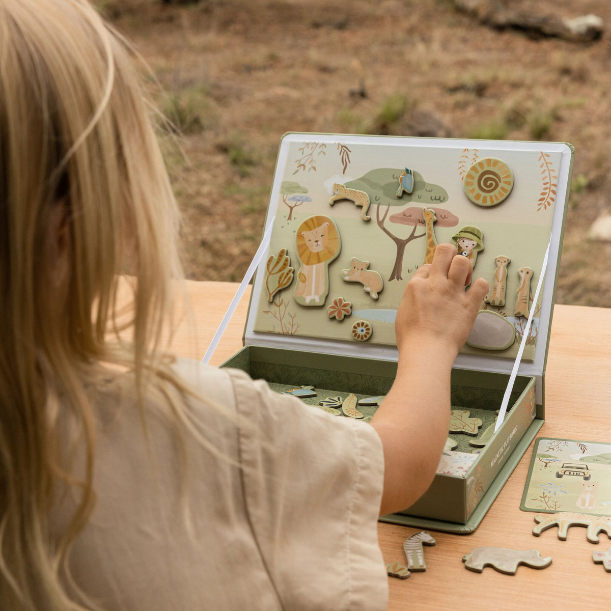 Little Dutch Safari Magnetic Playboard