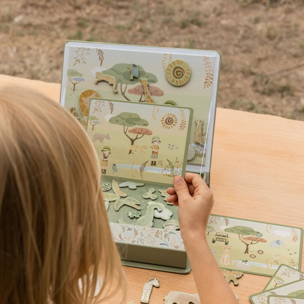 Little Dutch Safari Magnetic Playboard