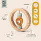 Trixie Wooden Round Rattle - Mr Lion
