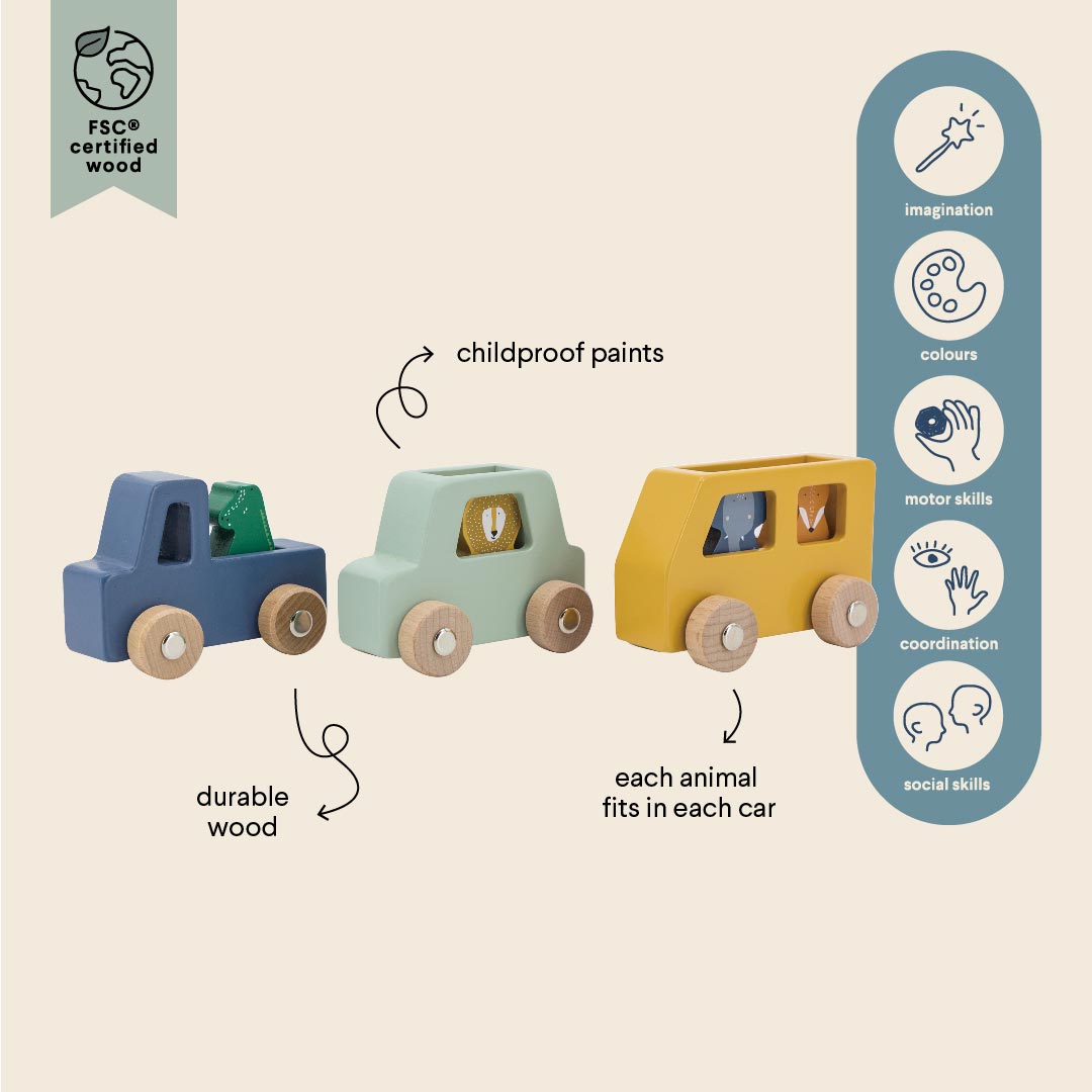 Trixie Animal Car Set
