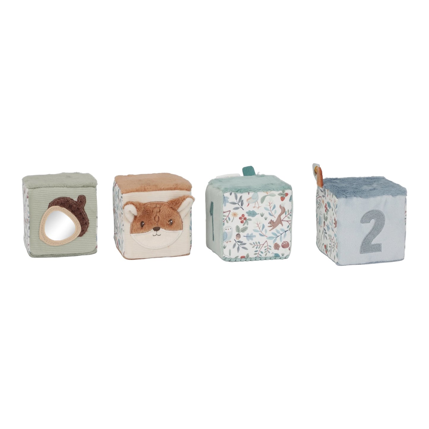 Little Dutch Soft Cubes Set - Forest Friends