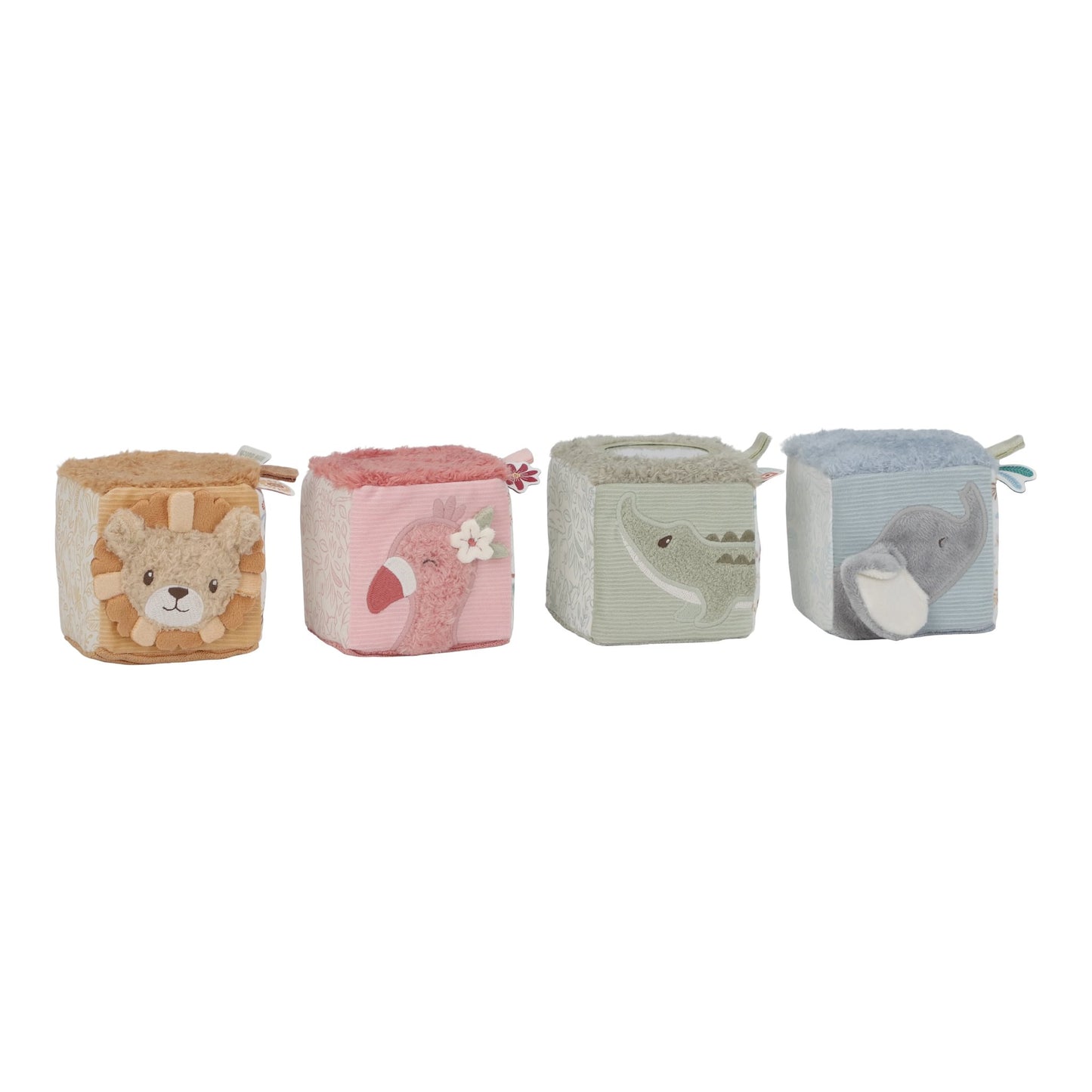 Little Dutch Soft Blocks Set - Safari Friends