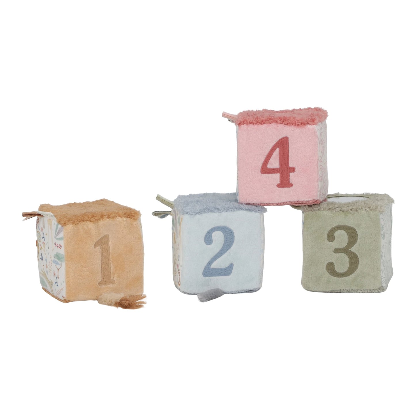 Little Dutch Soft Blocks Set - Safari Friends
