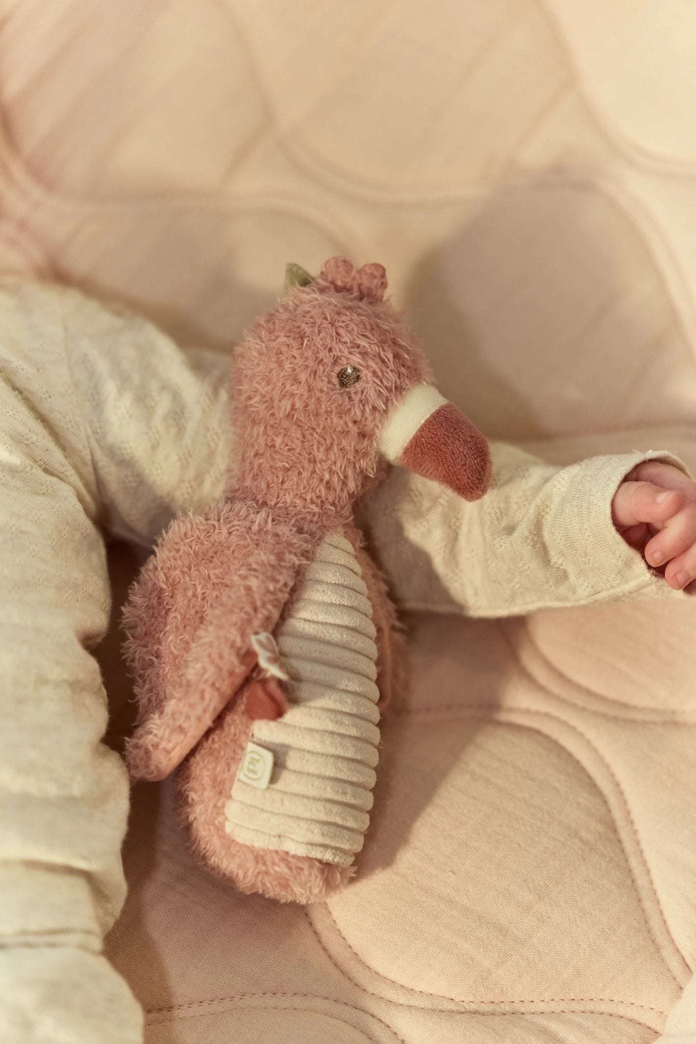 Little Dutch Flamingo Squeeze Rattle - Safari Friends