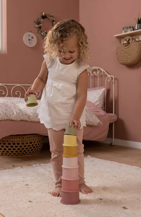 Little Dutch Stacking Cups - Pink