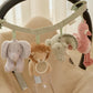 Little Dutch Toy Chain - Car Seat Toy - Safari Friends