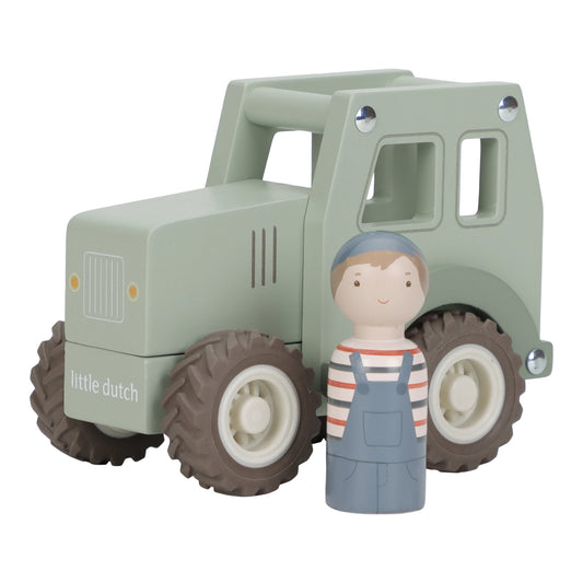 Little Dutch Wooden Tractor