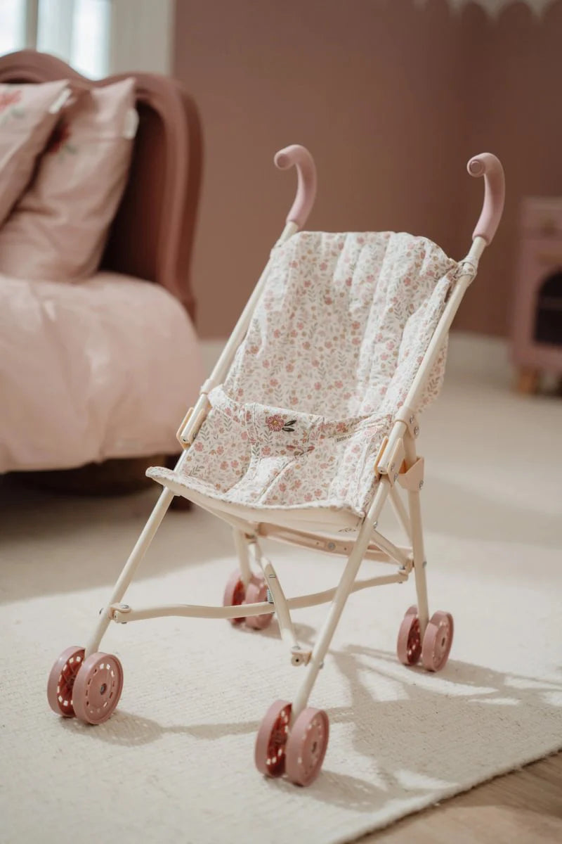Little Dutch Metal Stroller White