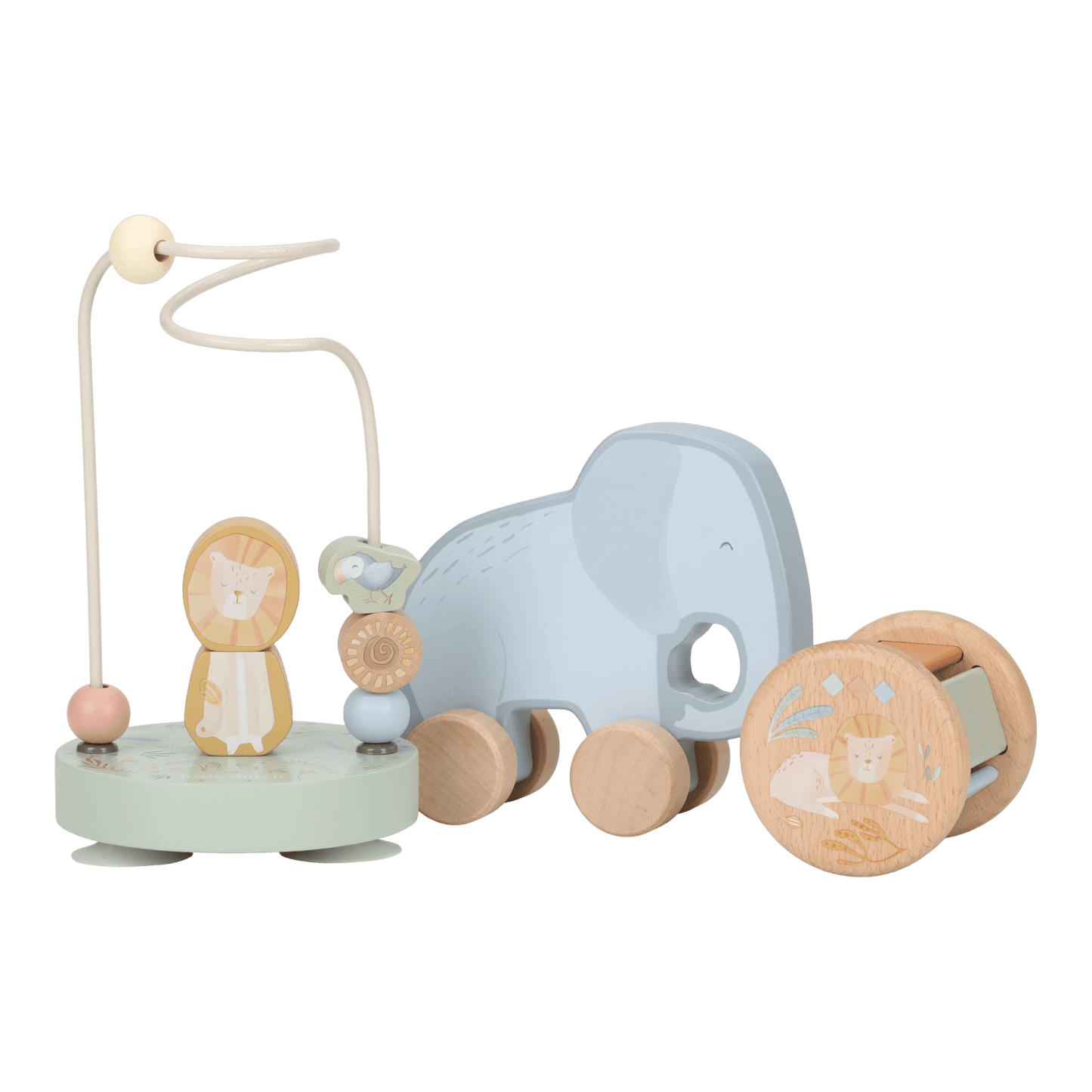 Little Dutch Safari Friends Wooden Gift Set